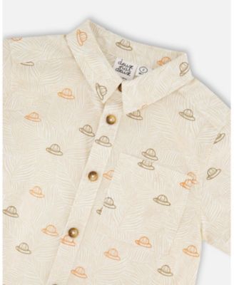 Little Boys Poplin Shirt