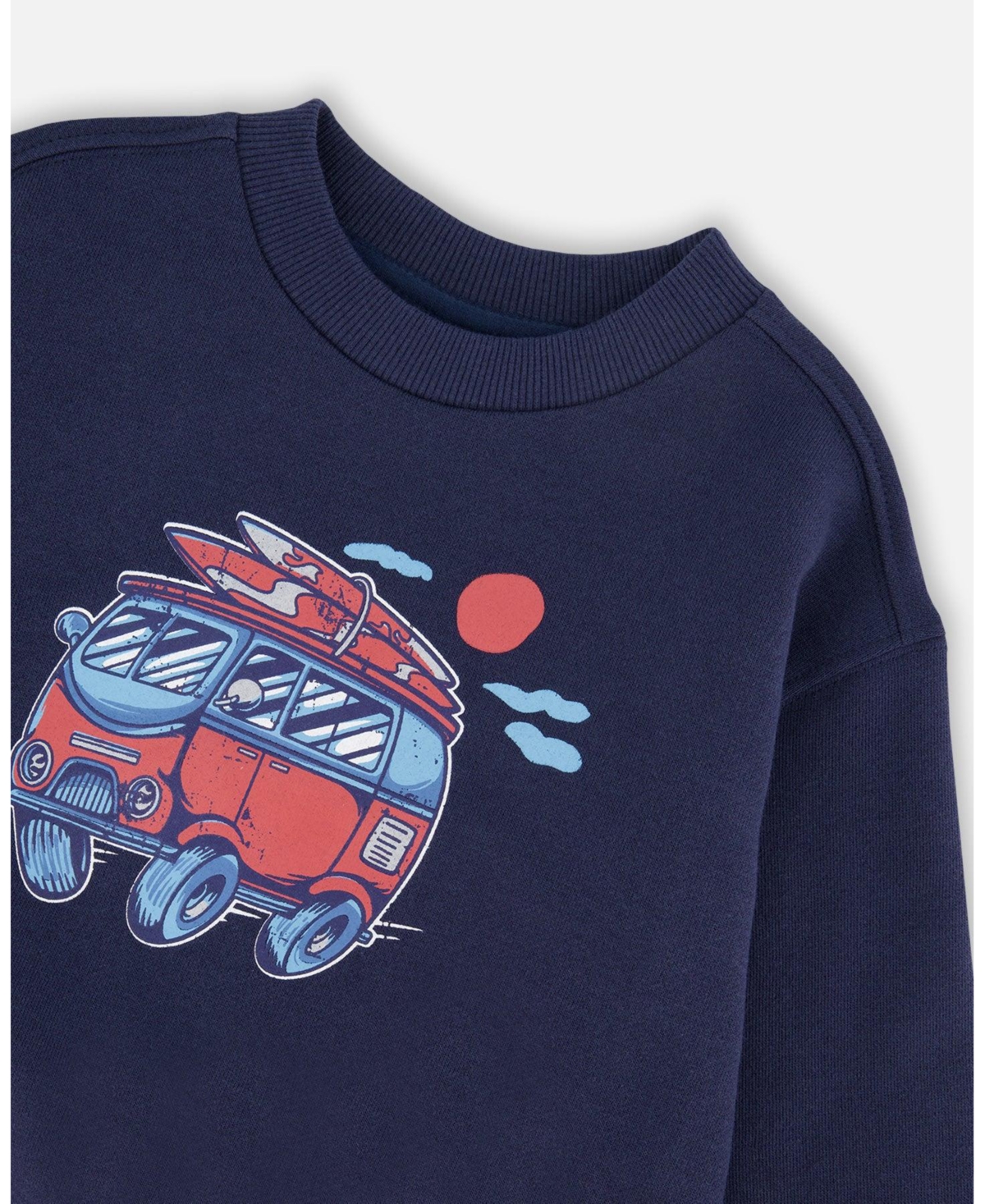 Deux par Deux Little Boys French Terry Sweatshirt