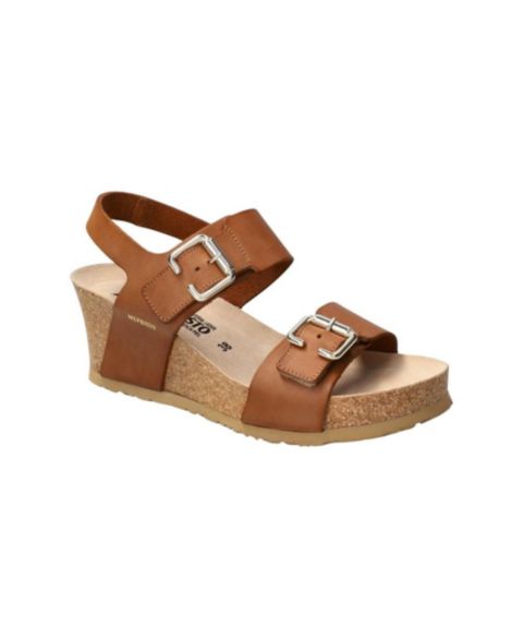 Женские сандалии Mephisto Lissandra Platform Wedge, цвет: Верблюжий