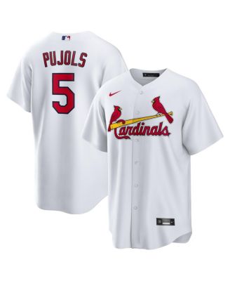 Men's Albert Pujols White St. Louis Cardinals Home Retired Player Replica Jersey