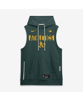 Men's Green Athletics Authentic Collection Standard Issue Dri-FIT Sleeveless Hoodie