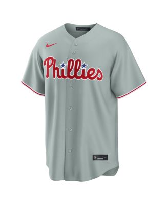 Men's Bryce Harper Gray Philadelphia Phillies Road Replica Jersey
