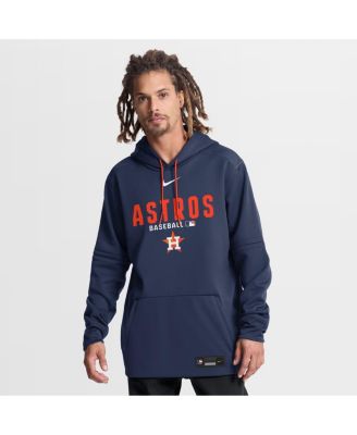 Men's Navy Houston Astros Authentic Collection Therma-FIT Hoodie