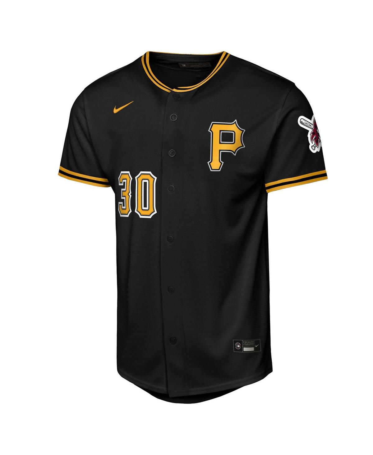 Nike Big Boys and Girls Paul Skenes Black Pittsburgh Pirates Alternate Stadium Jersey