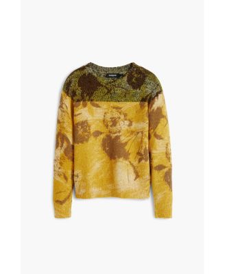 Women's Floral Jacquard Sweater