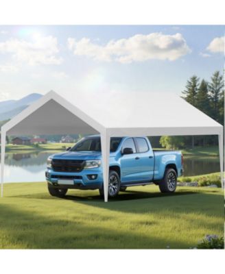 12 x 20 ft Waterproof Carport Replacement Canopy Cover Car Shelter Tarp Frame Not Included