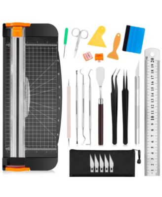 23pcs Weeding Tools Vinyl Craft Set Paper Trimmer Scrapbooking Lettering Cardstock