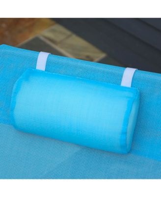 Mesh Outdoor Reclining Lounge Chair Lightweight and Portable,