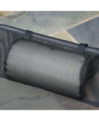 Mesh Outdoor Reclining Lounge Chair Lightweight and Portable,