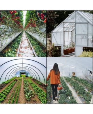 12 x 25 Ft UV Resistant Polyethylene Greenhouse Plastic Film 6 Mil