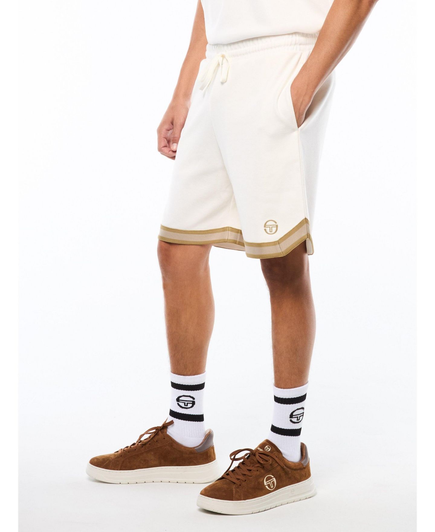 Мужские шорты Sergio Tacchini Tito Short, цвет: Gardenia — фото 2