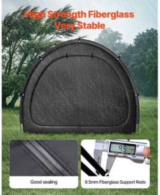 Waterproof 4-5 Bike Storage Tent with High Strength Fiberglass Frame for Outdoors