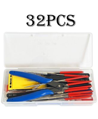 32Pcs Model DIY Tool Kit Modeler Basic Craft Set Dollhouse Miniature Hobby Building Handmade Tools