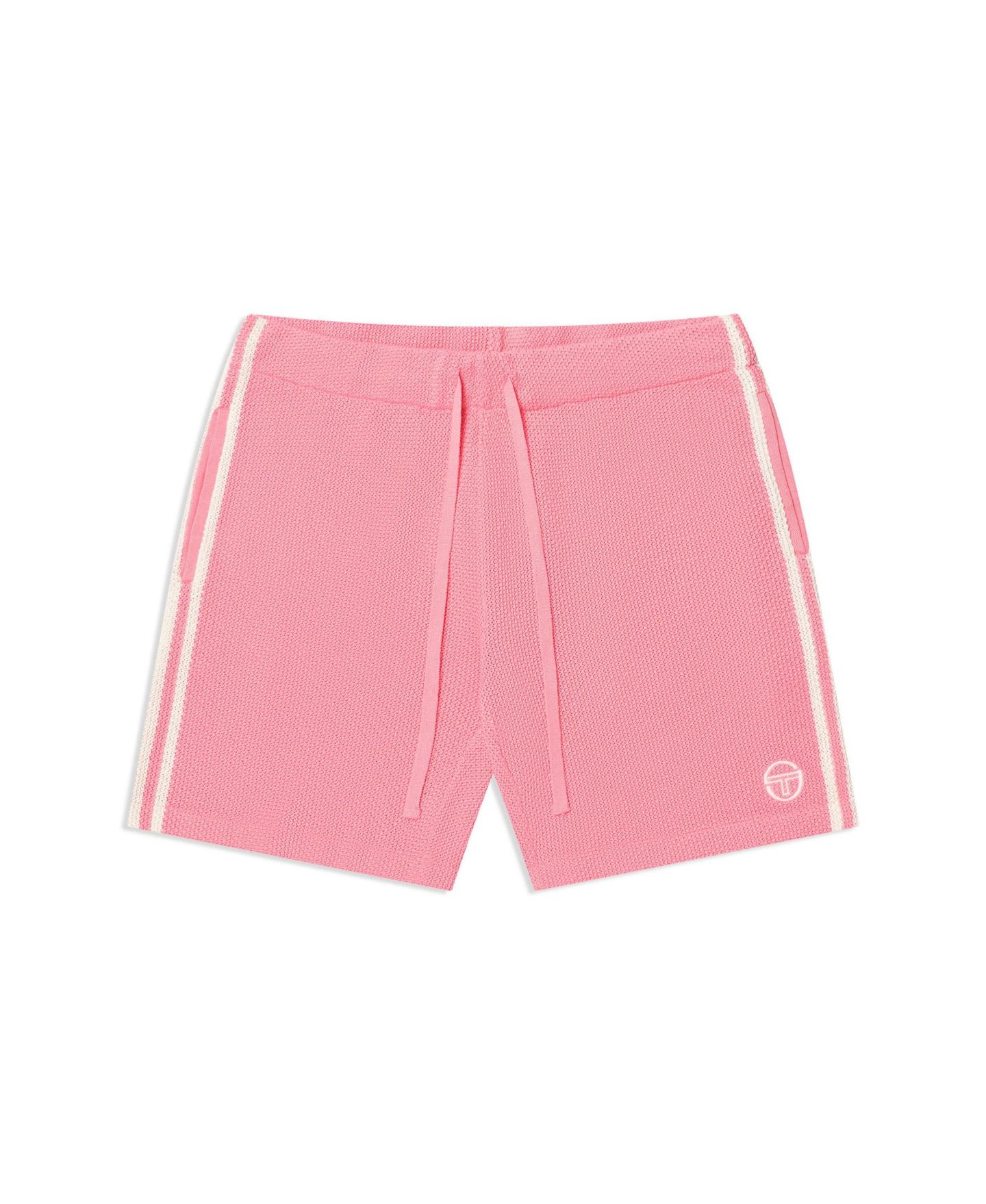 Мужские шорты Sergio Tacchini Fratelli Crochet Cabana Short, 6-9" inseam, цвет: Розовый — фото 5