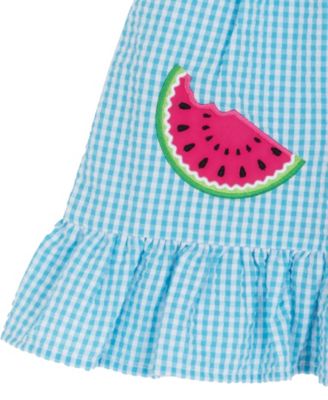 Baby Girls' Watermelon Applique Dress and Bloomer, 2-Piece Set