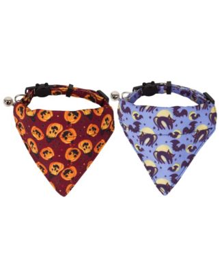 Cat Collars Breakaway With Removable Bandana Adjustable Bunny Pattern Cat Kitten Collars