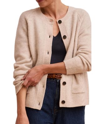 Women's Cable Detail Raglan Cardigan