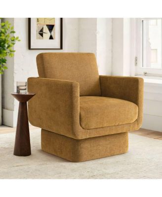 360 Swivel Barrel Accent Chair, Modern Club Lounge Chair, 1 Pc