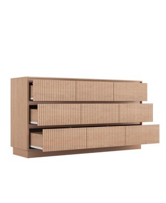 9 Drawer Wood Dresser/TV Stand