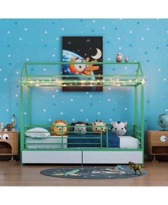 House Floor Bed Frame for Kids
