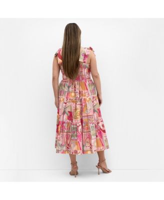 Women's Elessia Print Midi Dress