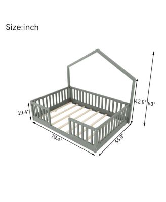 Montessori Floor Bed with Light