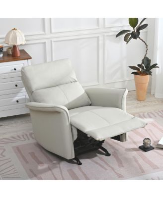 PU Leather Rocking Recliner Chair