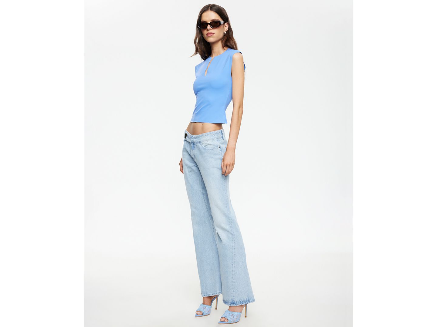 Женский топ Lioness Tribeca Sleeveless Cropped, цвет: Persian Jewel — фото 8