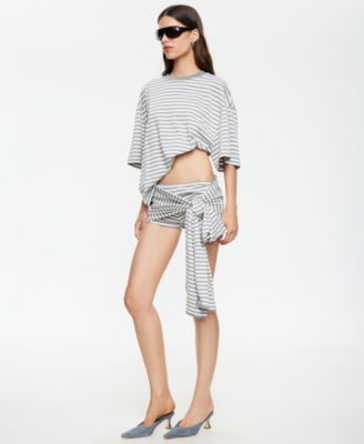 Women's Striped Crewneck T-Shirt