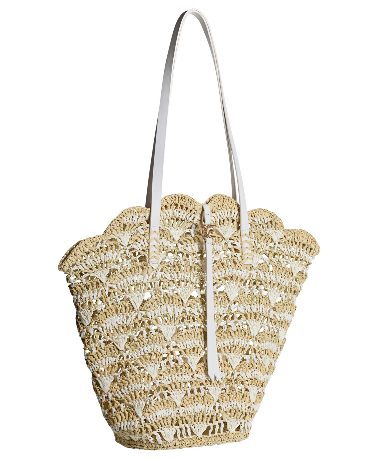 Женская сумка Sam Edelman Laylah Large Tote Handbag, цвет: Слоновая кость — фото 3