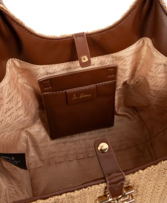 Irina Large Raffia Tote Handbag