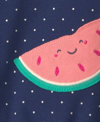 Baby Girls' Cotton Snap Up Rompers