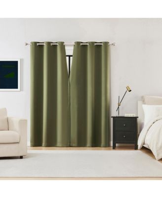 Sheridan Magnetic Closure Blackout Grommet Curtain Panel Pair