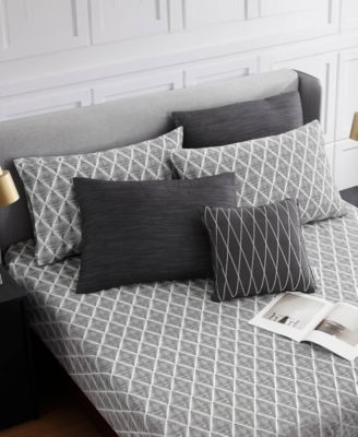 Nouveau Geometric Bed in a Bag 8-Pc. Comforter Set, Queen