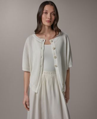 Women's Crewneck Cardigan Sweater