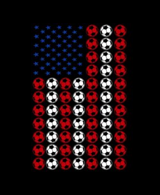 Women's Premium Blend Soccer Flag Word Art T-Shirt