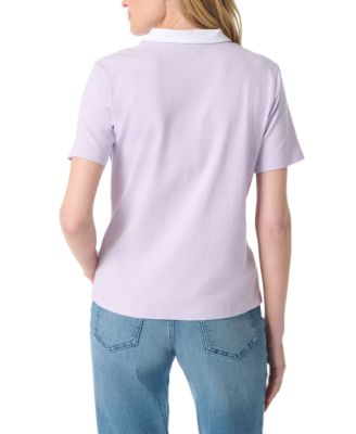 chinese dress ladies Roper Women's Purple Poplin Long Sleeve Shirt