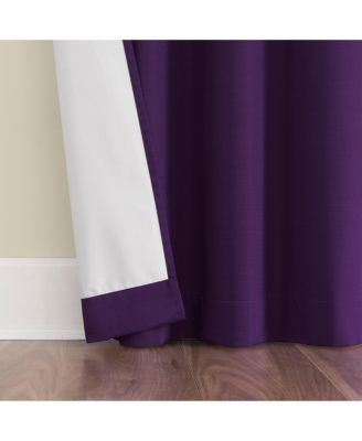 Karina Textured Blackout Rod Pocket Curtain Panel