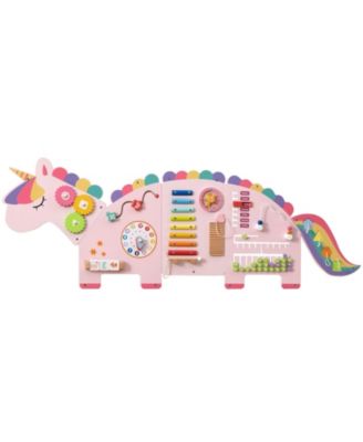 11 in 1 Toddler Busy Board Dinosaur Wall Activity Learning Toy