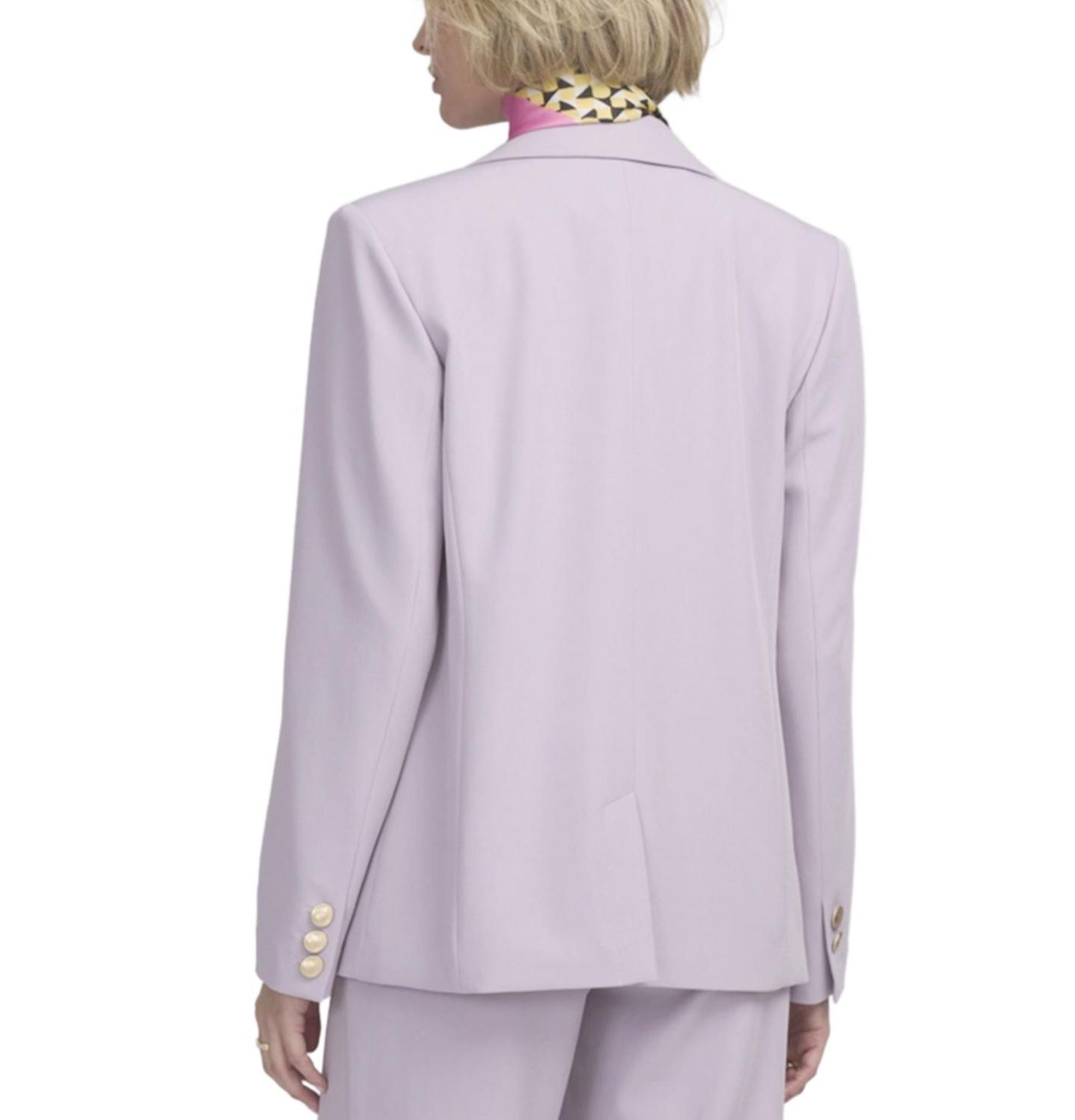 Женский пиджак ELLE Collection One-Button Blazer, цвет: Фиолетовый лавандовый — фото 3