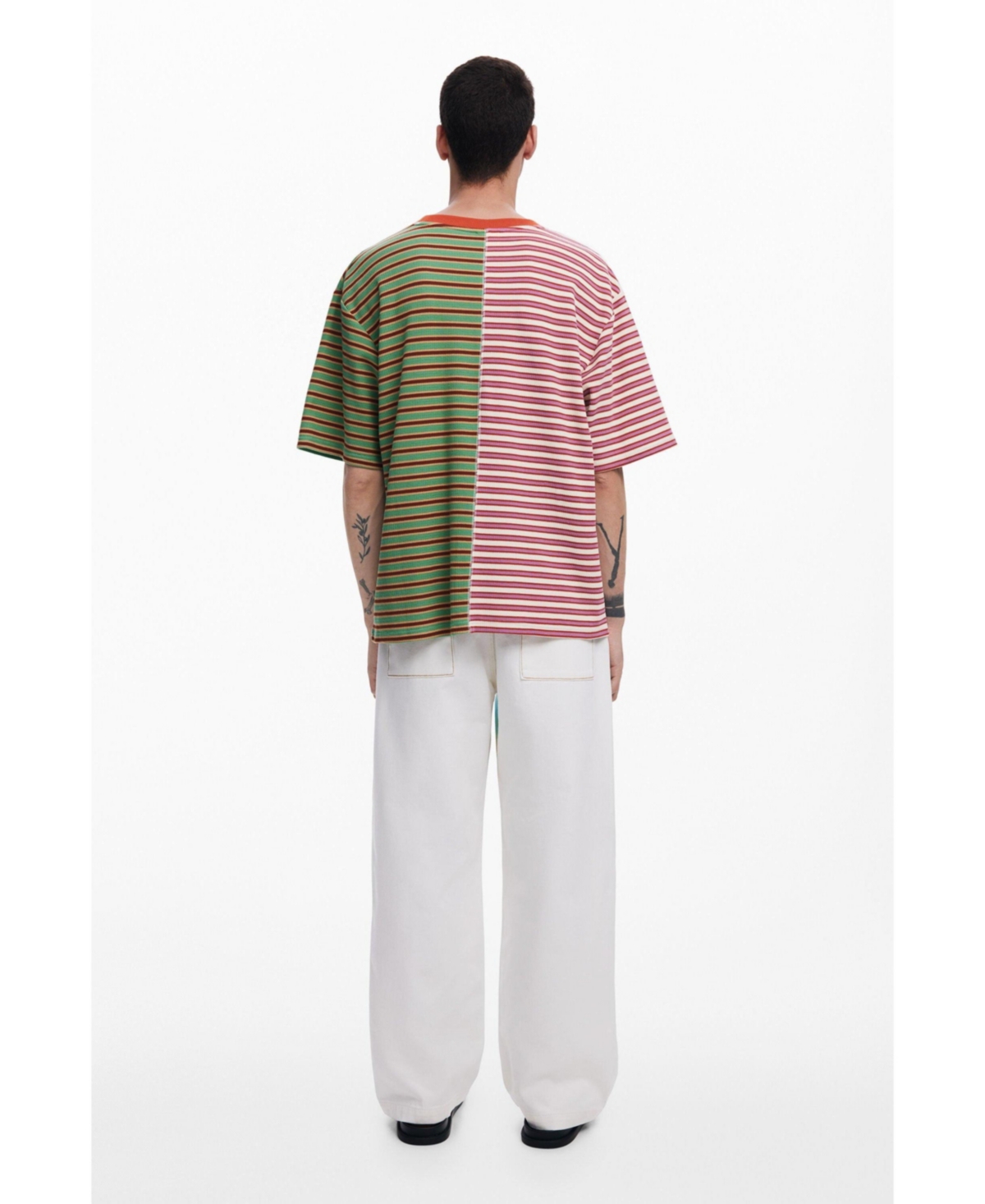 Desigual Men's Striped short-sleeve T-shirt