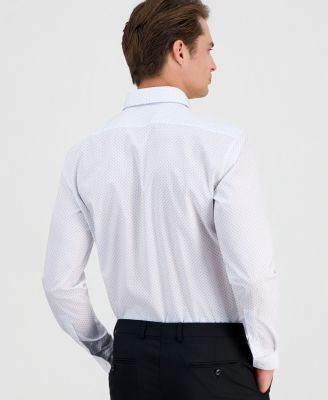 athletic fit white dress shirt The Springer Solid White 3XL / Solid White