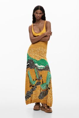 Women's Jacquard Strap Dress