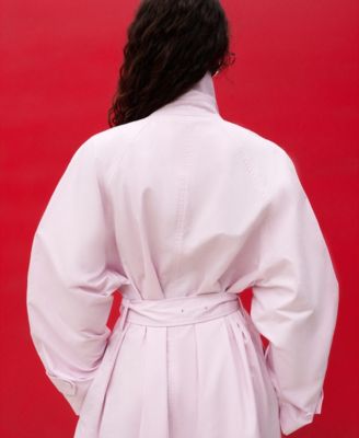 Selection Women's Long Belted Trench Coat