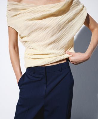 Selection Women's Straight Low-Rise Suit Pants