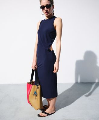 Selection Women's Asymmetrical Open-Back Dress