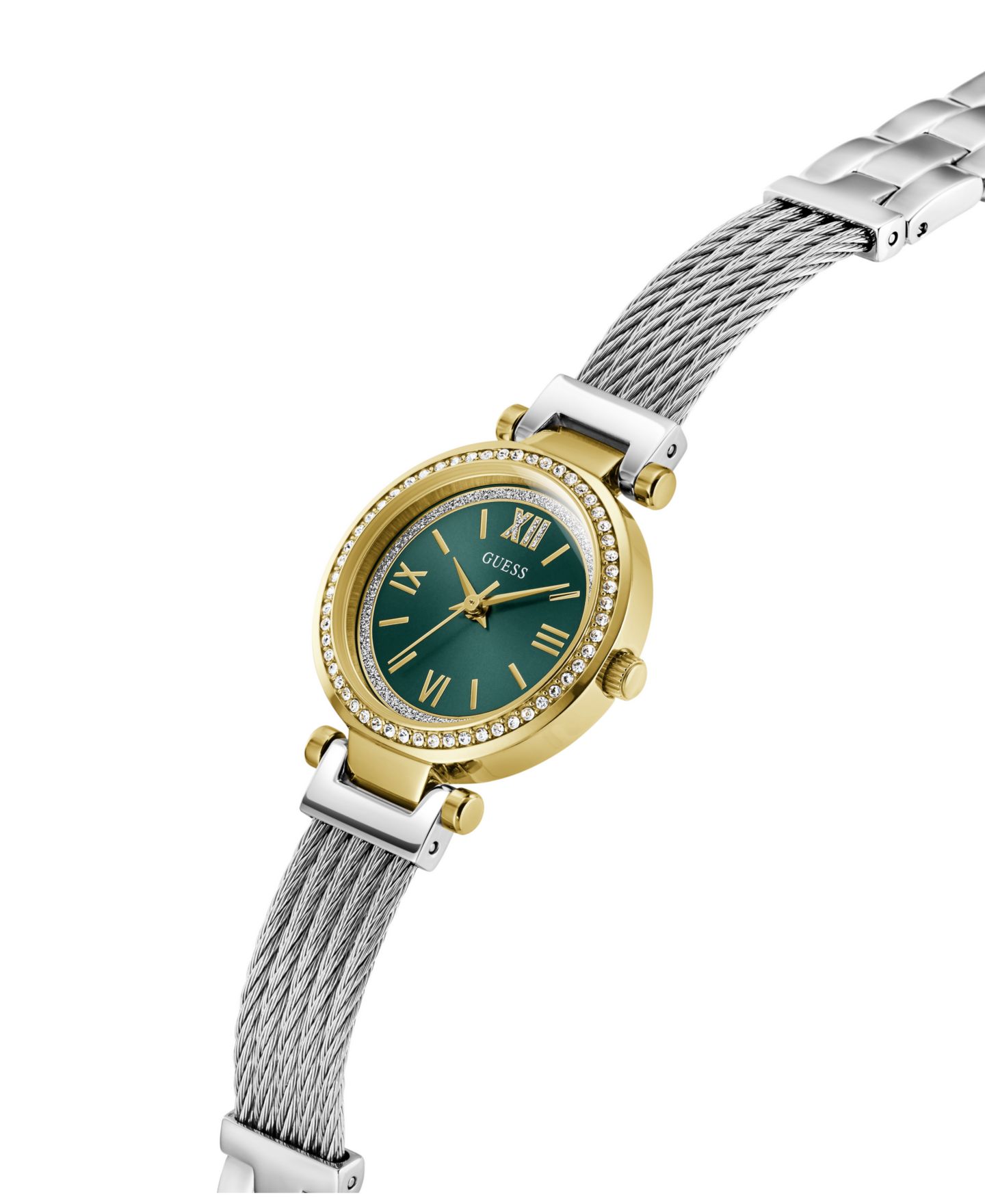 Женские часы GUESS Two-Tone Stainless Steel Analog Watch, 27mm — фото 4