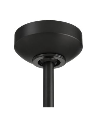 56" Sol Matte Black Wet Rated Ceiling Fan with Remote