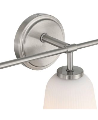 Possini Euro Bouchard 24"W Brushed Nickel 3-Light Bath Vanity Light