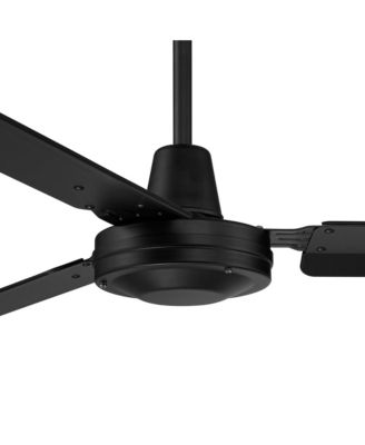 72" Velocity Matte Black Ceiling Fan with 38" Downrod